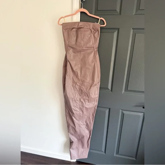 Rick Owens Coated Strapless Bustier Gown - Picture 3 of 9